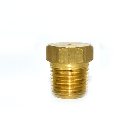 Interstate Pneumatics Brass Hex Plug, 25 PK FPP81B-25K
